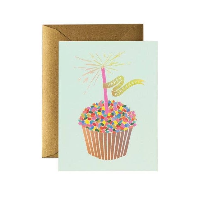 Rifle Paper Cupcake Birthday Card