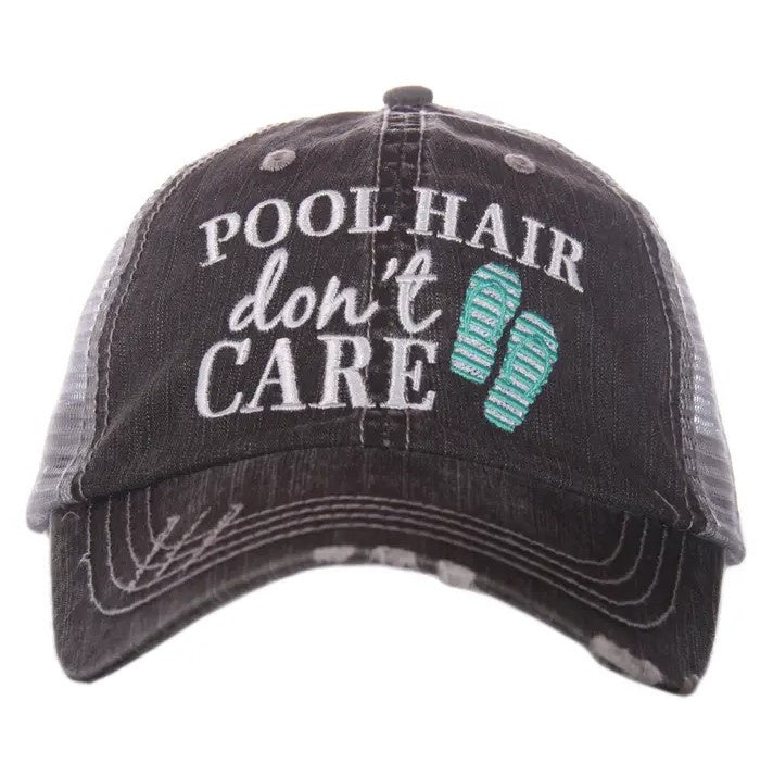 Pool Hair Don't Care Trucker Hair - Teal