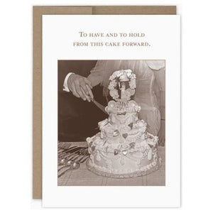 This Cake Forward Wedding Card
