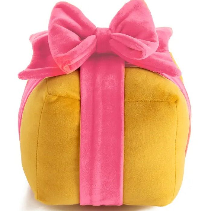 Gift Box Small Pillow - Gold