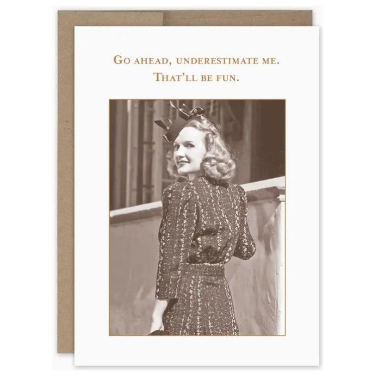 Go Ahead Birthday Card