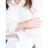 Susan Shaw Gold Heart Toggle Bracelet