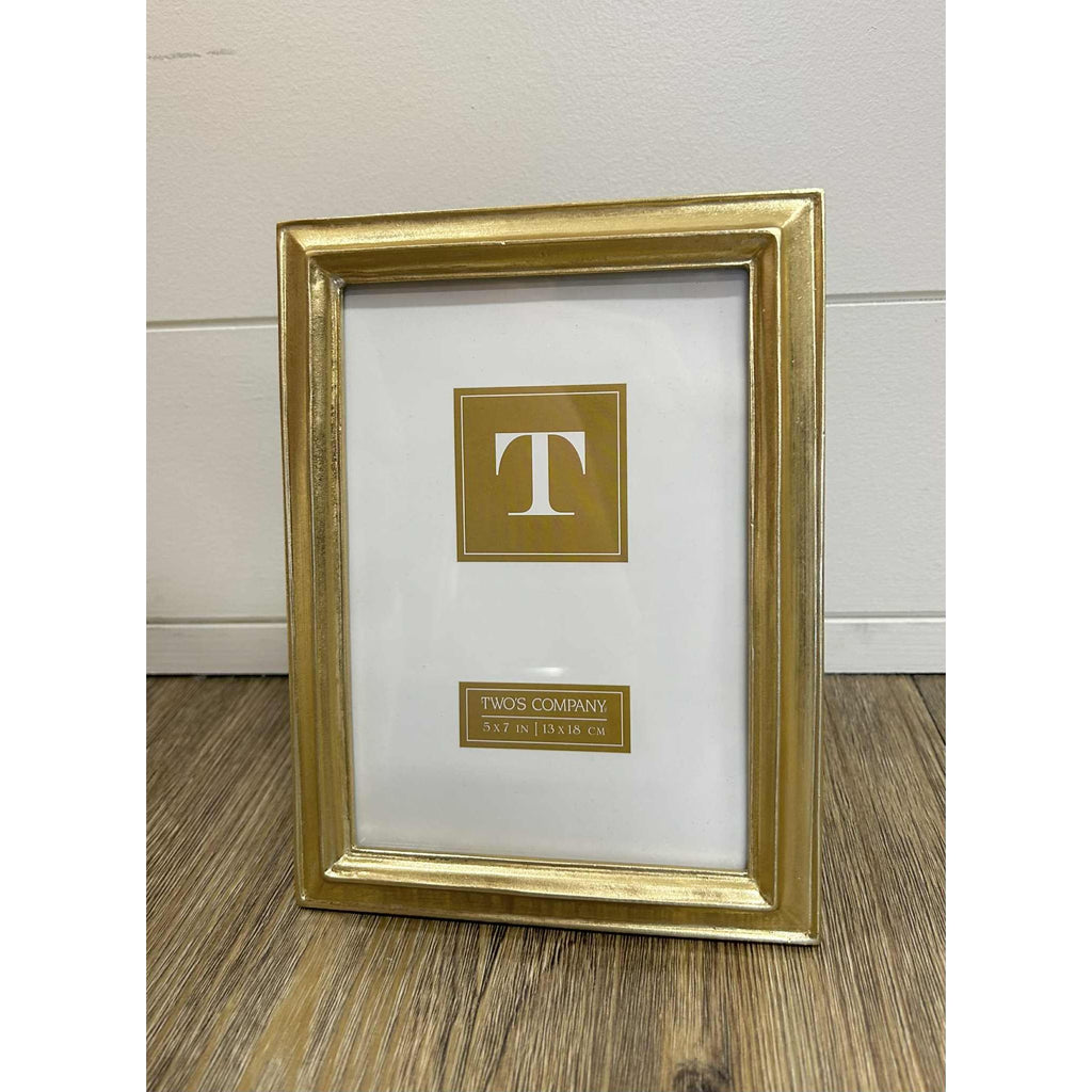 Gold Leaf Photo Frame - 5"x7"
