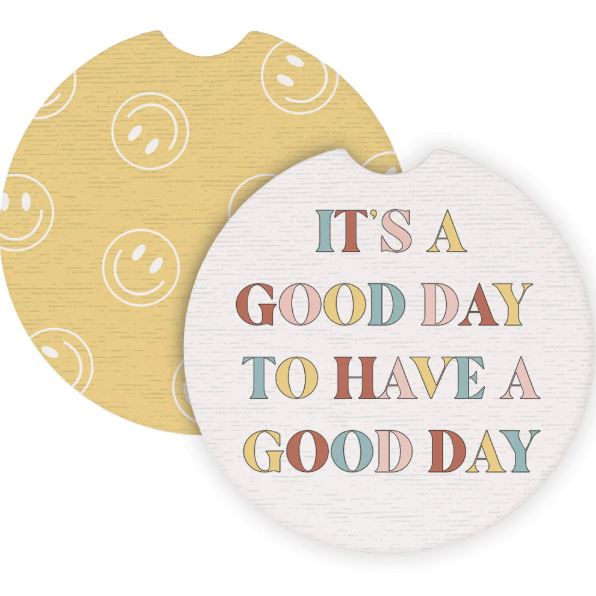 Good Day - Car Coasters