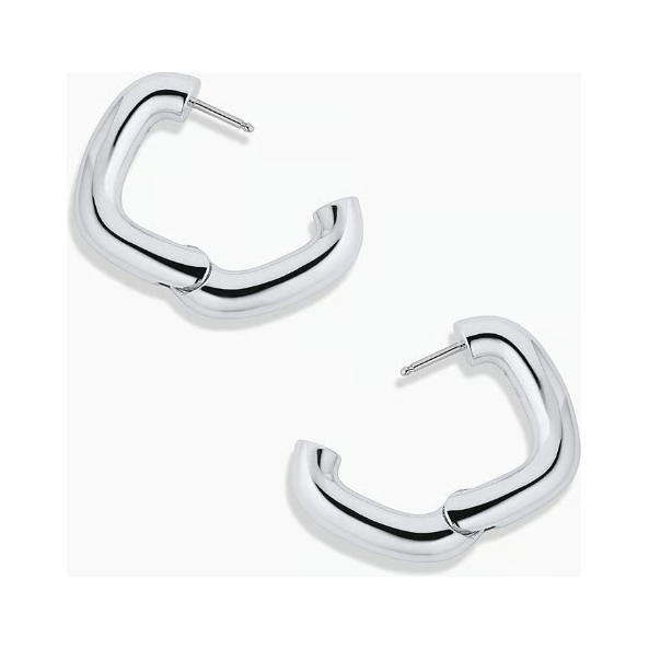 gorjana Charlie Hoops - Silver