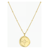 gorjana Compass Coin Necklace - Gold