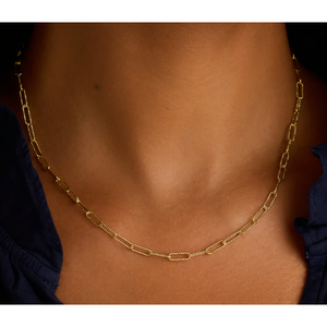 gorjana Crew Link Necklace - Gold