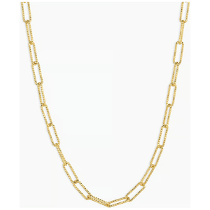 gorjana Crew Link Necklace - Gold