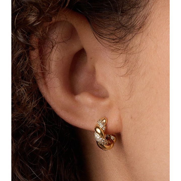 gorjana Crew Shimmer Huggies