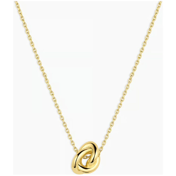gorjana Infinity Knot Necklace - Gold