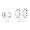 gorjana Lou Hoops - Silver