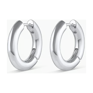 gorjana Lou Hoops - Silver