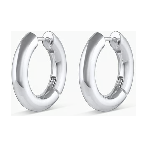gorjana Lou Hoops - Silver