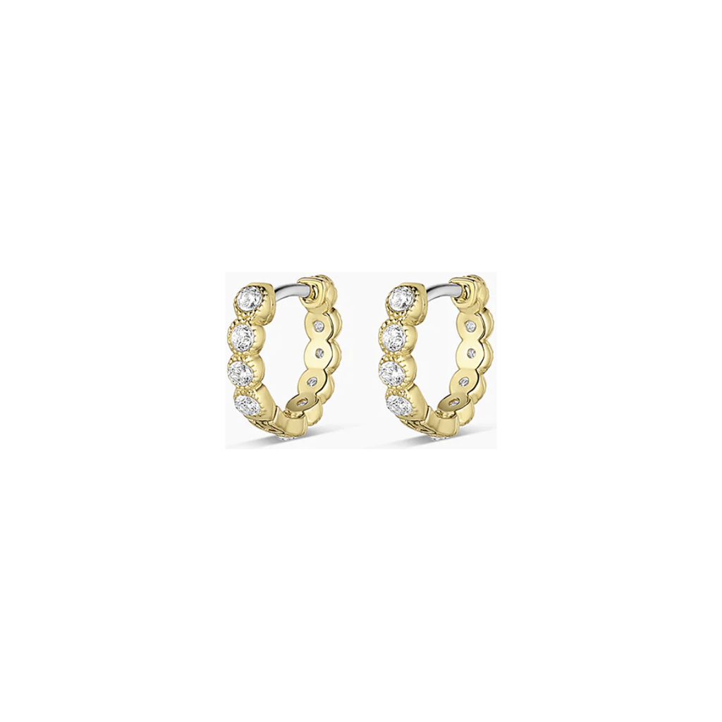 dainty gold huggies