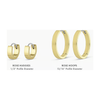 gorjana Rose Hoops