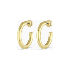 gold hoop earrings