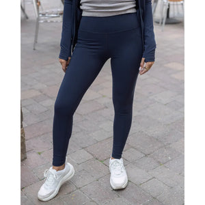 Grace and Lace Best Squat Proof Pocket Leggings - Navy