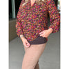 Grace and Lace Autumn Eve Chiffon Top