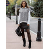 Grace and Lace Cabled Knit Sweater Vest - Grey