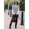 Grace and Lace Cabled Knit Sweater Vest - Grey