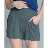 Grace and Lace Essential Ribbed Lounge Sleep Shorts - Forest