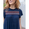 Grace and Lace  Ellis Embroidered Top - Navy/Multi