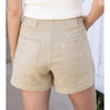 Grace and Lace Linen Shorts - Khaki