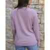 Grace and Lace Micro Bambü Lightweight Sweater - Dusty Mauve