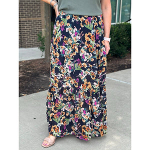Grace and Lace Wild Fields Maxi Skirt - Autumn Floral