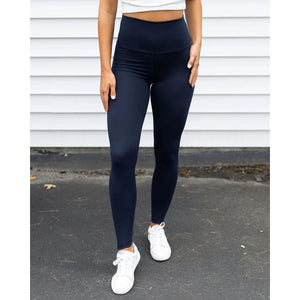 Grace and Lace Best Squat Proof Leggings - Navy