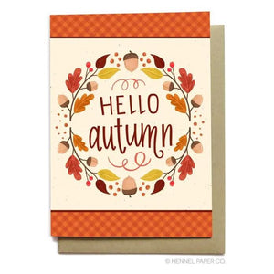 Autumn Card - Hello Autumn