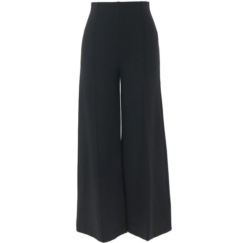 Jenn High Rise Ponte Flared Pants - Black