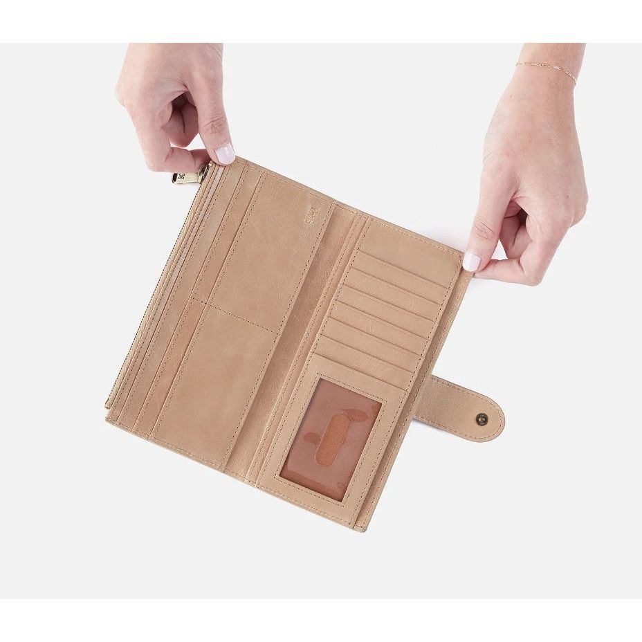Hobo Dunn Continental Wallet - Sand