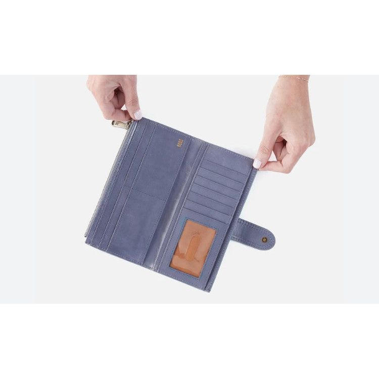 Hobo Dunn Continental Wallet - Sky Blue