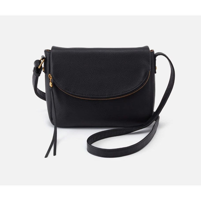 Hobo Fern Messenger Crossbody - Black