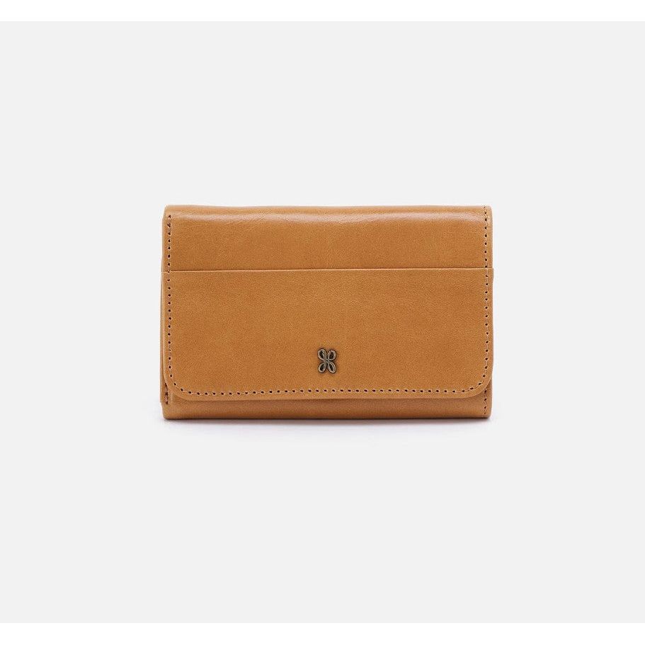 Hobo Jill Trifold Wallet - Natural