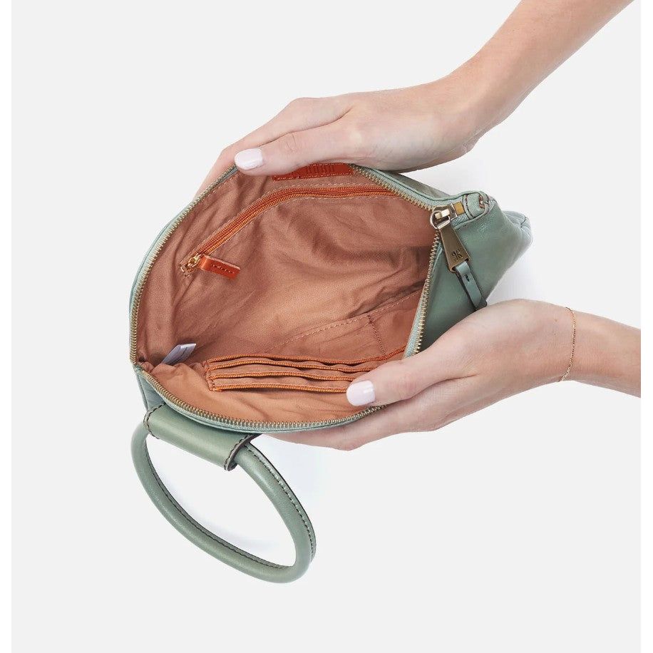 Hobo Sable Wristlet - Jade