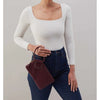 HOBO Sable Wristlet - Mulberry Glaze