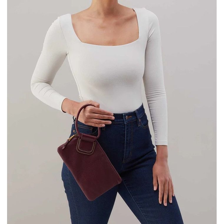 HOBO Sable Wristlet - Mulberry Glaze