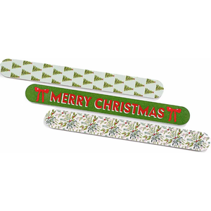 Holly Jolly Christmas Nail Files - Set of Three