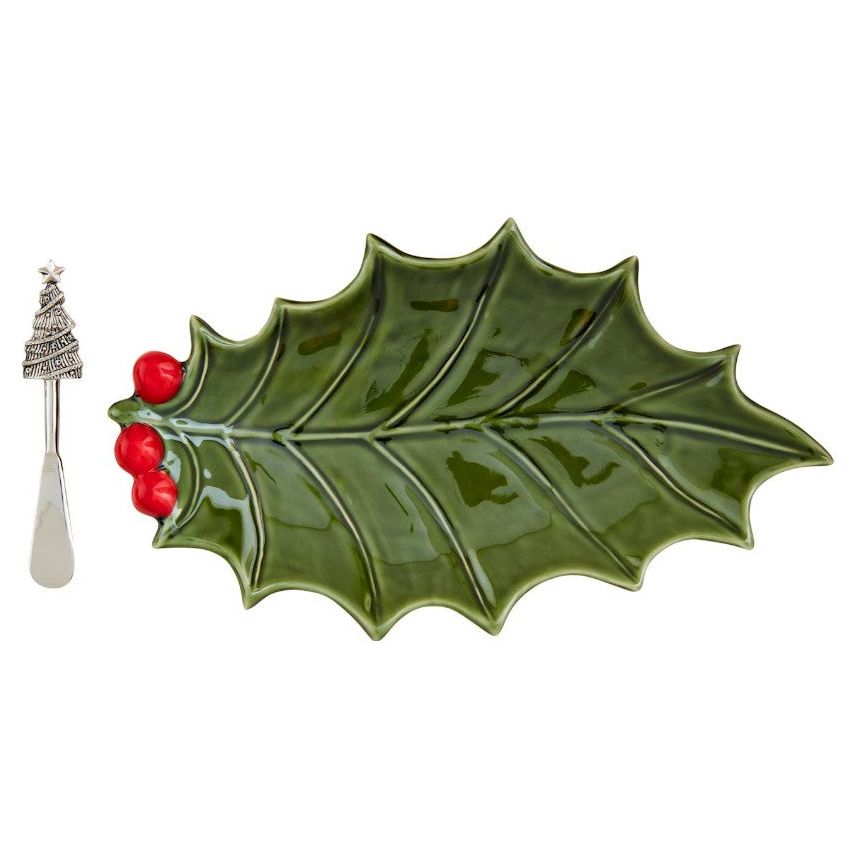 Holly Platter Set