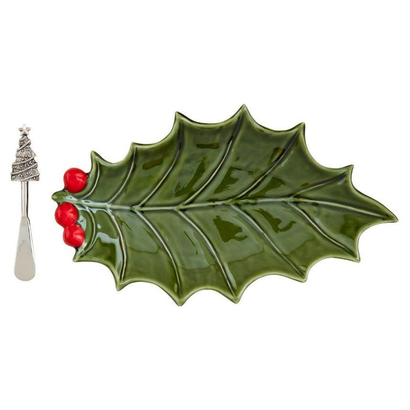 Holly Platter Set