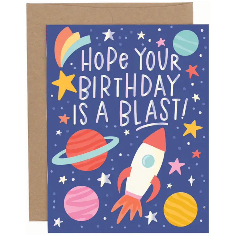 Hope Your Birthday Is A Blast Greeting Card