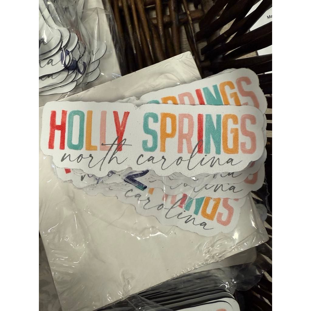 Watercolor City Sticker - Holly Springs