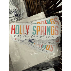 Watercolor City Sticker - Holly Springs
