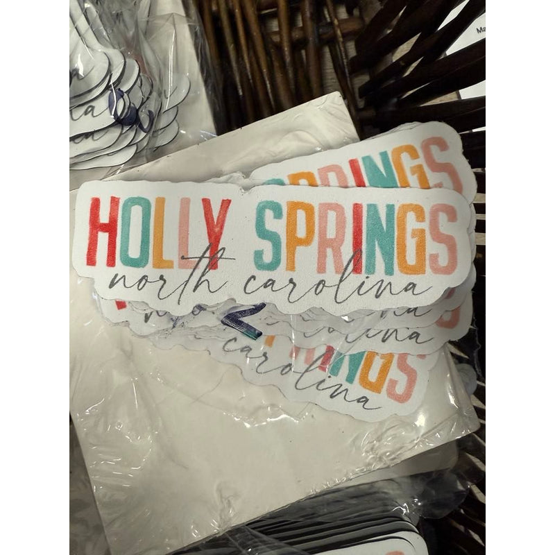 Watercolor City Sticker - Holly Springs