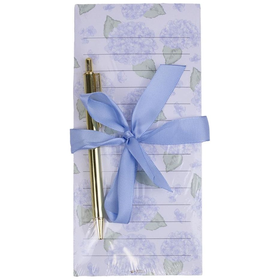 Hydrangea Notepad Gift Set