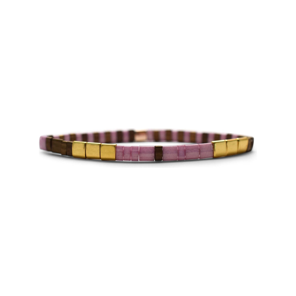I LOVE YOU - Morse Code Tila Beaded Bracelet