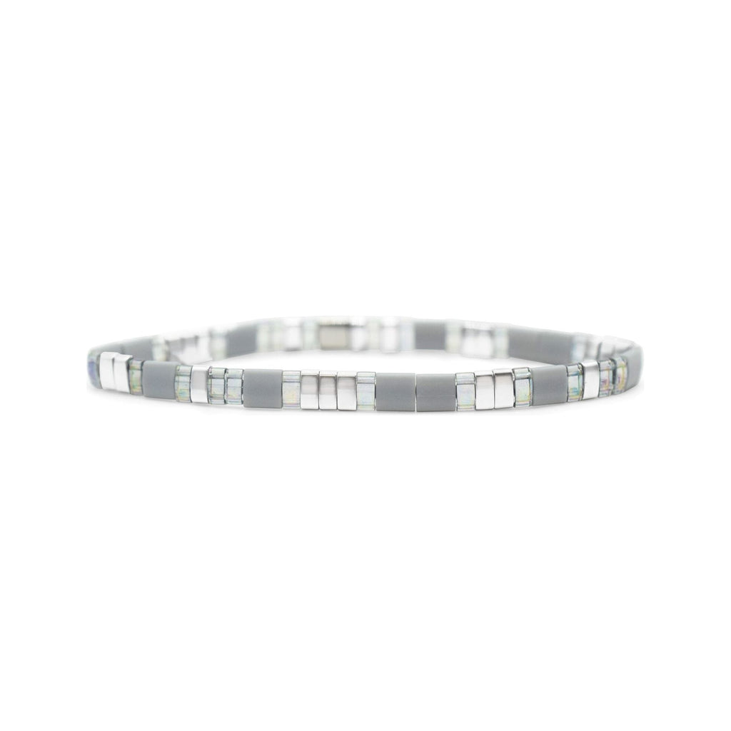 INSPIRE - Morse Code Tila Beaded Bracelet