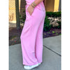 Jenny Soft Modal Pull Up Pants - Candy Pink